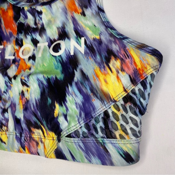 Peloton Composite Multicolor High Neck Sport Bra Small - Picture 6 of 15